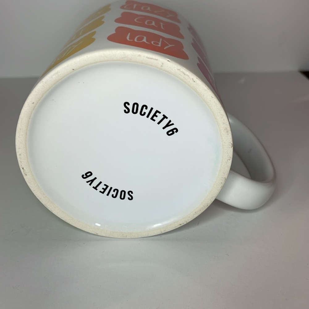 Society 6 “Crazy Cat Lady” Colorful Mug - Picture 8 of 11